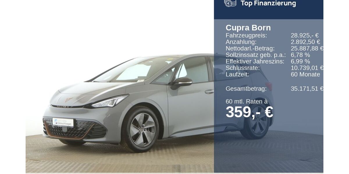 Cupra Born 8.618 km 28.925 &euro; Wedel 22880