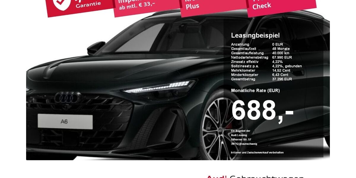 Audi A6 33.465 km 61.990 &euro; Plattling 94447