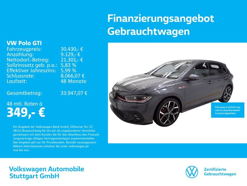 VW Polo 12.714 km 30.430 € Stuttgart-Wangen 70188