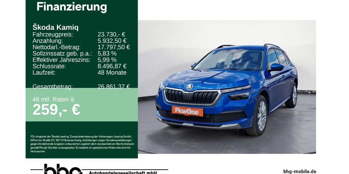 Skoda Kamiq 71.266 km 23.730 &euro; Göppingen 73037