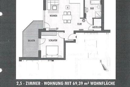 Wohnung Donaueschingen - 2.5 Zimmer, 69 m&sup2;, 770&euro; | Angebot:26393603
