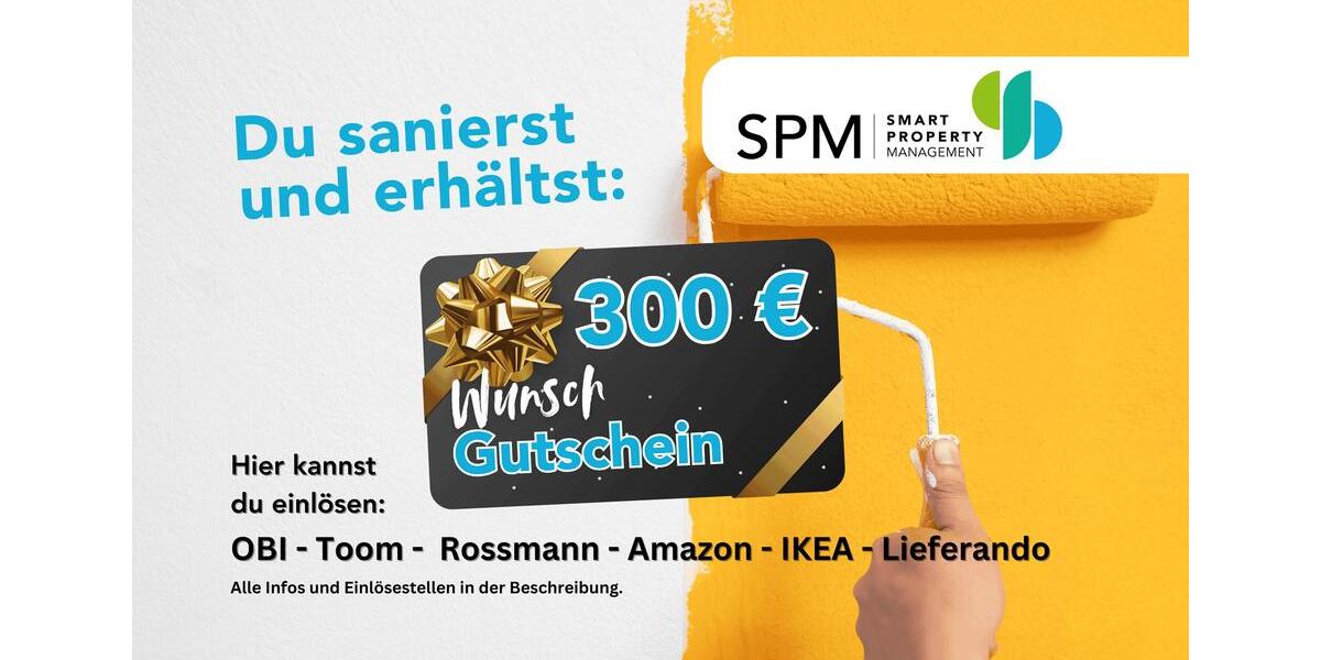 Schöner wohnen war nie so lohnenswert! 3 zimmer