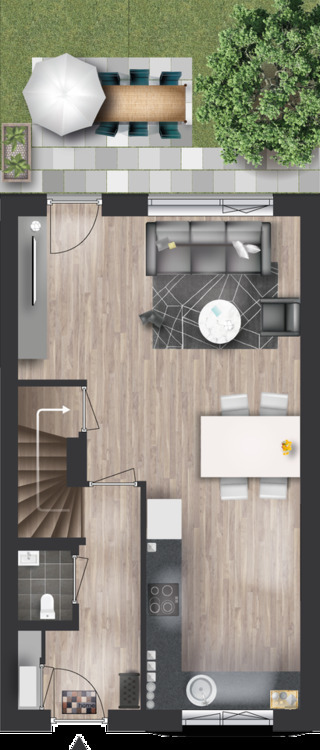 Erstbezug - NEUBAU Reihenhaus inkl. EBK & Photovoltaikanlage zimmer