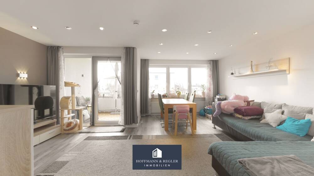 Etagenwohnung Amberg - 3 Zimmer, 92 m&sup2;, 258.000&euro; | Angebot:25926747