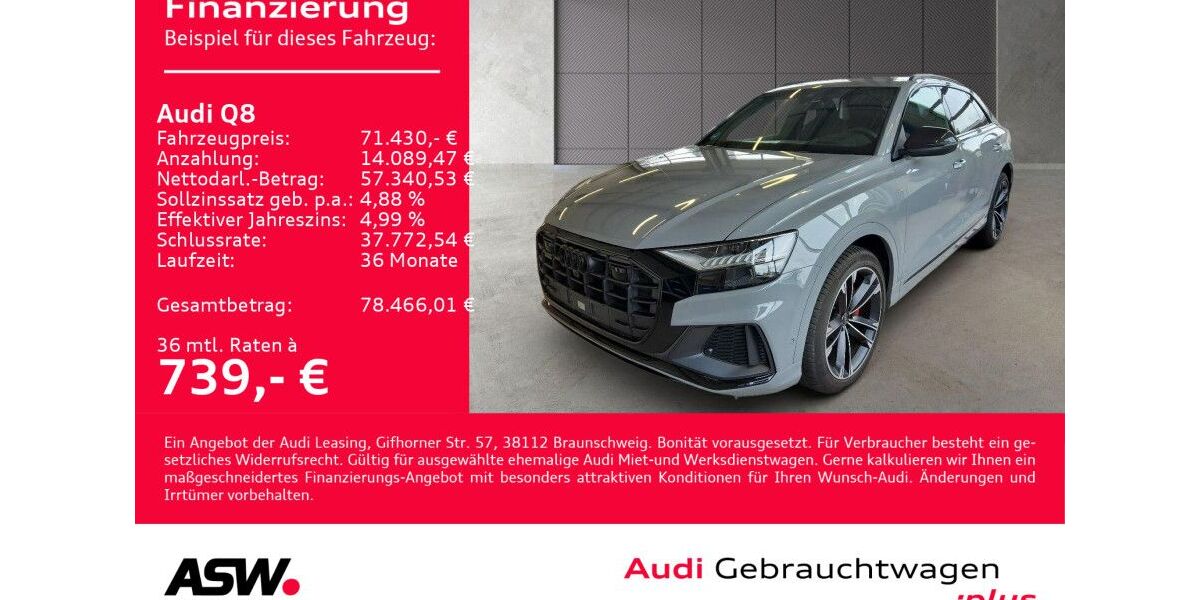 Audi Q8 28.900 km 71.430 &euro; Heilbronn 74074