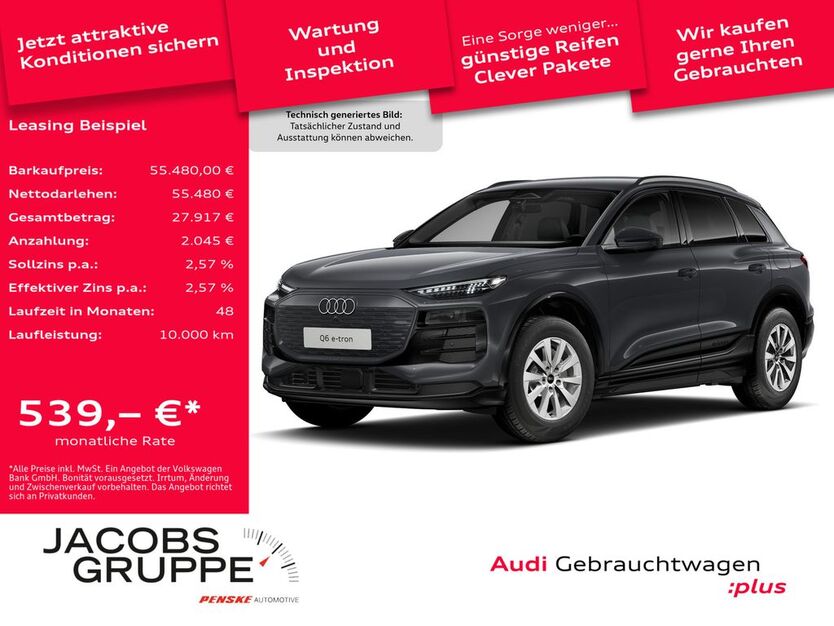 Audi Q6 e-tron 9.048 km 55.480 € Mönchengladbach 41066