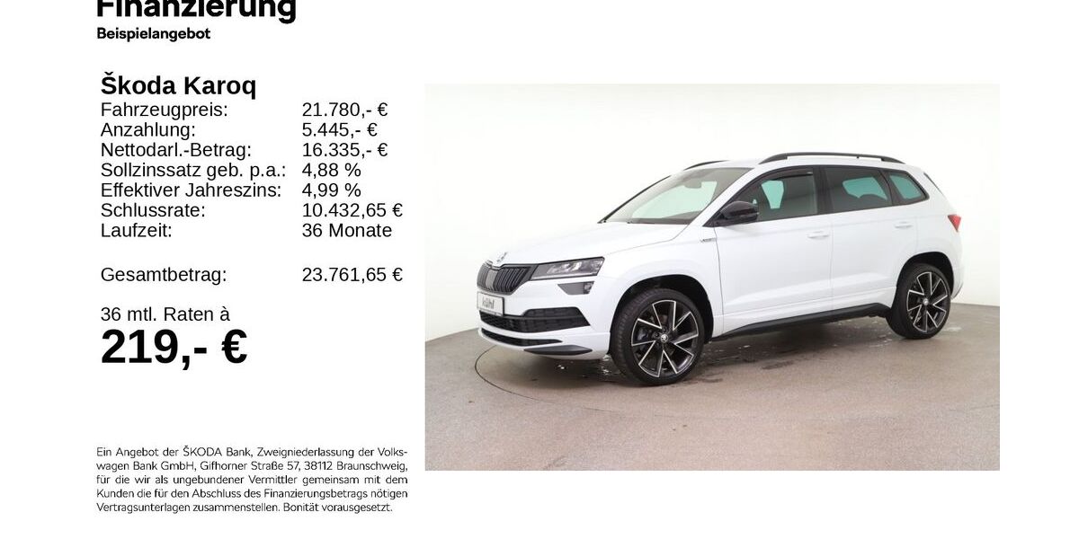 Skoda Karoq 64.120 km 21.480 &euro; Gifhorn 38518