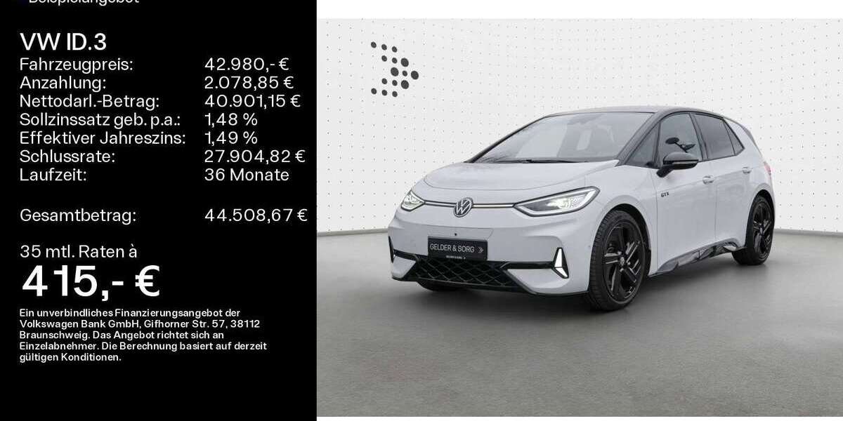VW ID.3 13.248 km 42.980 &euro; Lichtenfels 96215