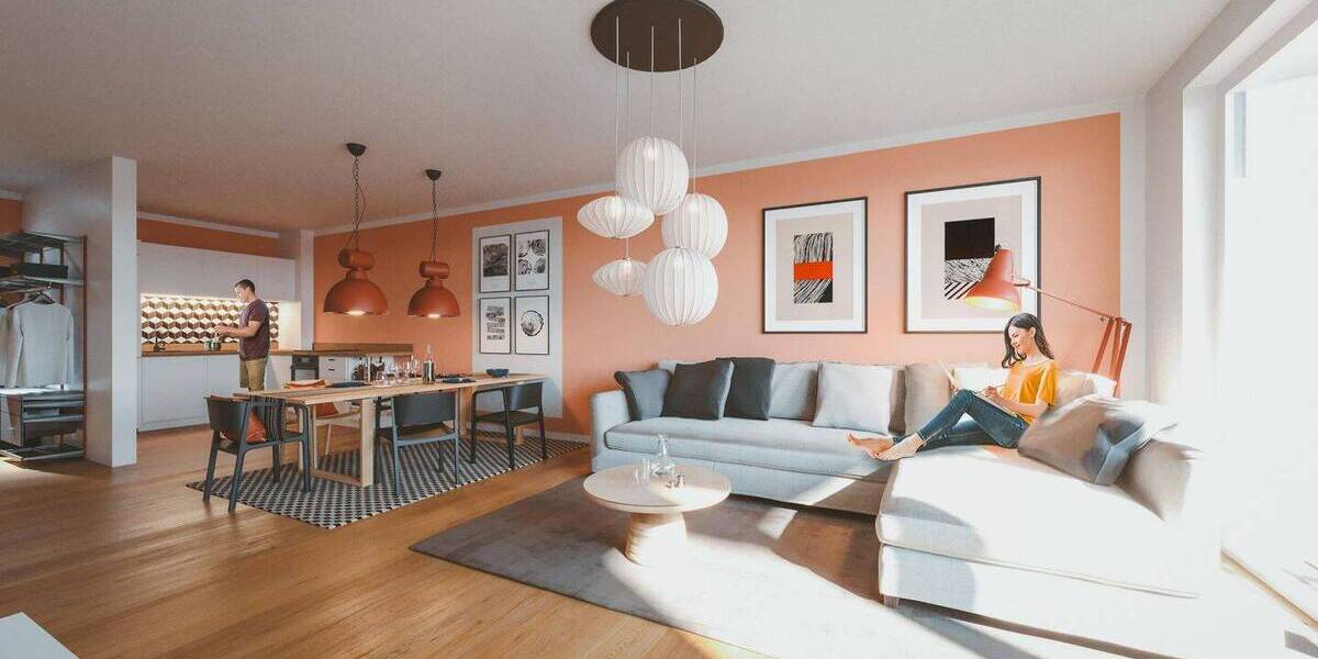 Etagenwohnung Rellingen - 2 Zimmer, 64 m&sup2;, 368.400&euro; | Angebot:25669517