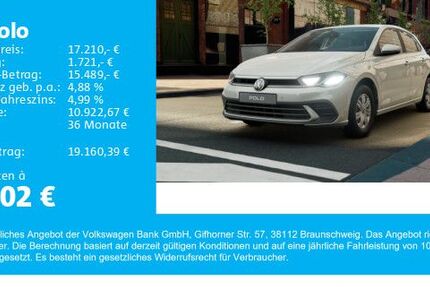 VW Polo 3.990 km 17.210 &euro; Gersthofen 86368