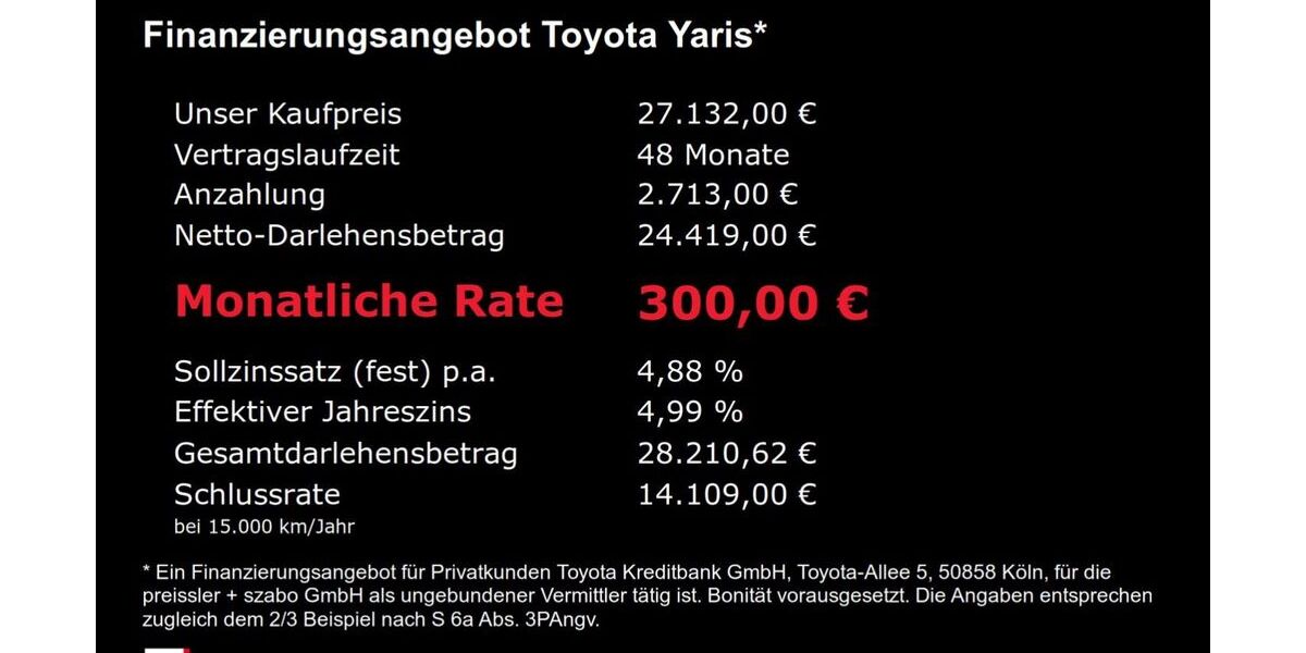 Toyota Yaris 5.000 km 22.863 &euro; Mainaschaff 63814
