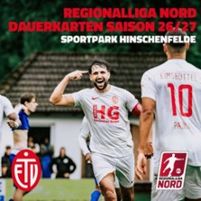 Dauerkarte Herren Regionalliga 26/27 12.08.2026 Sportpark Hinschenfelde