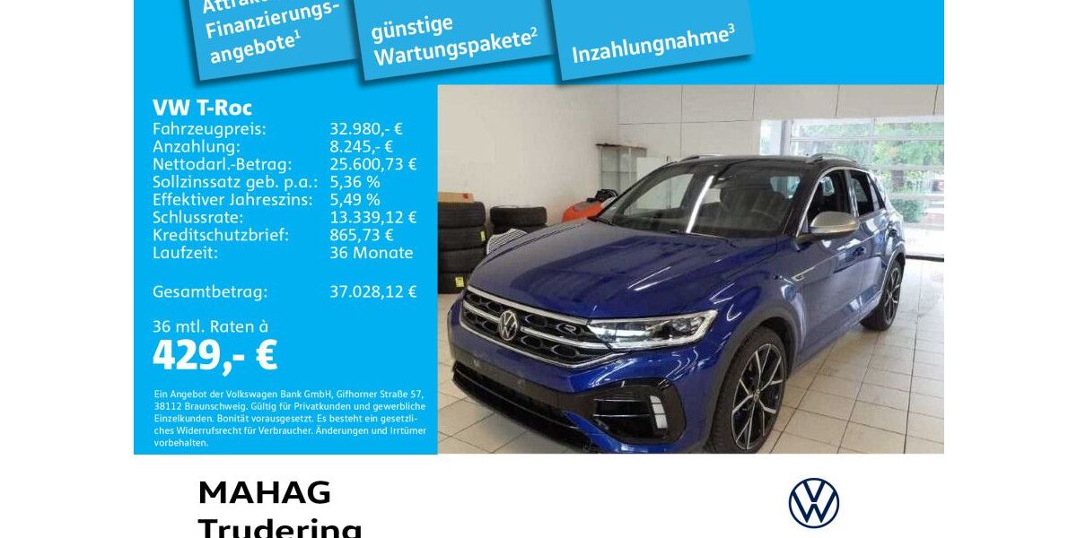 VW T-Roc 42.067 km 32.481 &euro; München 81825