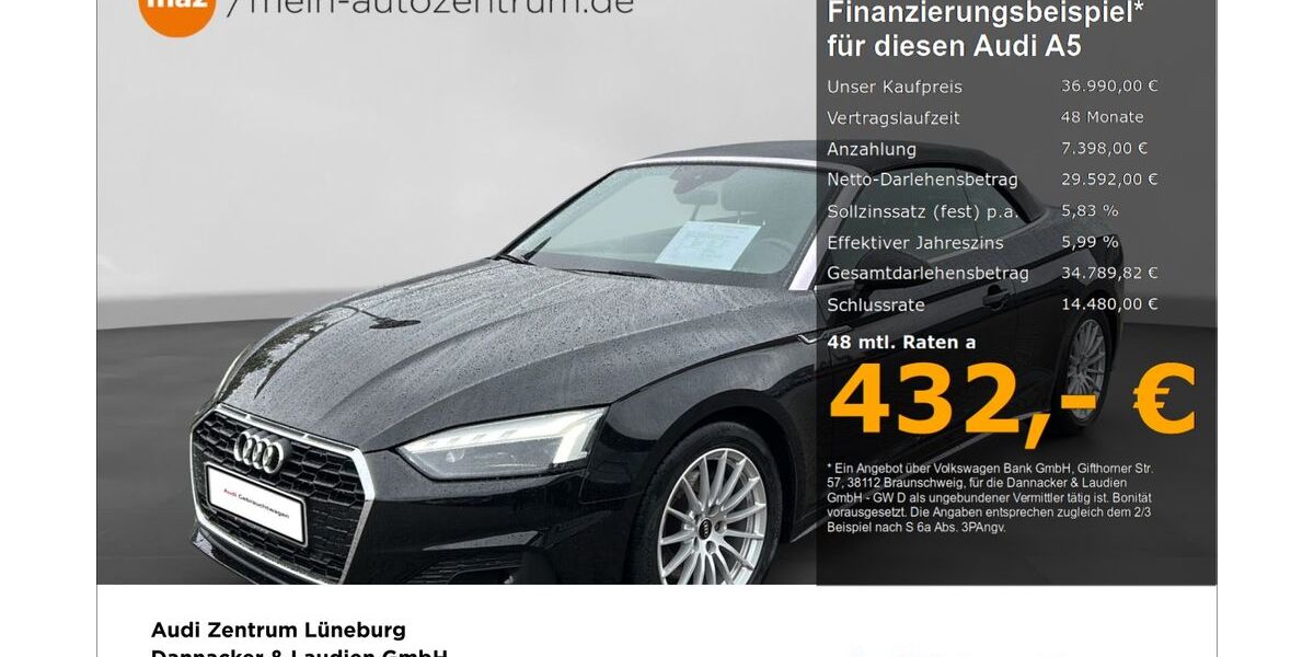 Audi A5 19.141 km 34.950 &euro; Lüneburg 21337