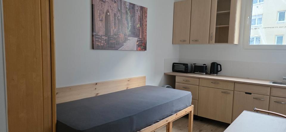 Erdgeschoßwohnung Augsburg Innenstadt - 1 Zimmer, 15 m&sup2;, 700&euro; | Angebot:26249072