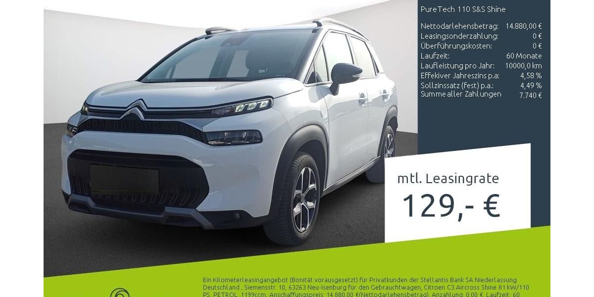 Citroen C3 Aircross 11.513 km 14.870 &euro; Borken 46325