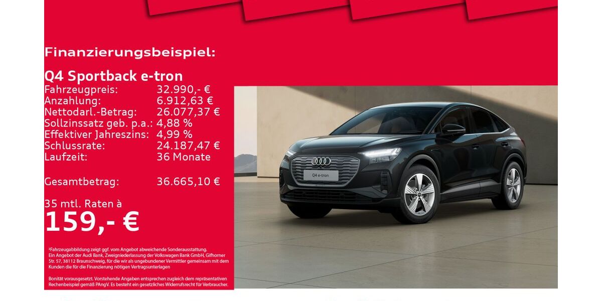 Audi Q4 e-tron 52.382 km 32.990 &euro; Hannover 30179