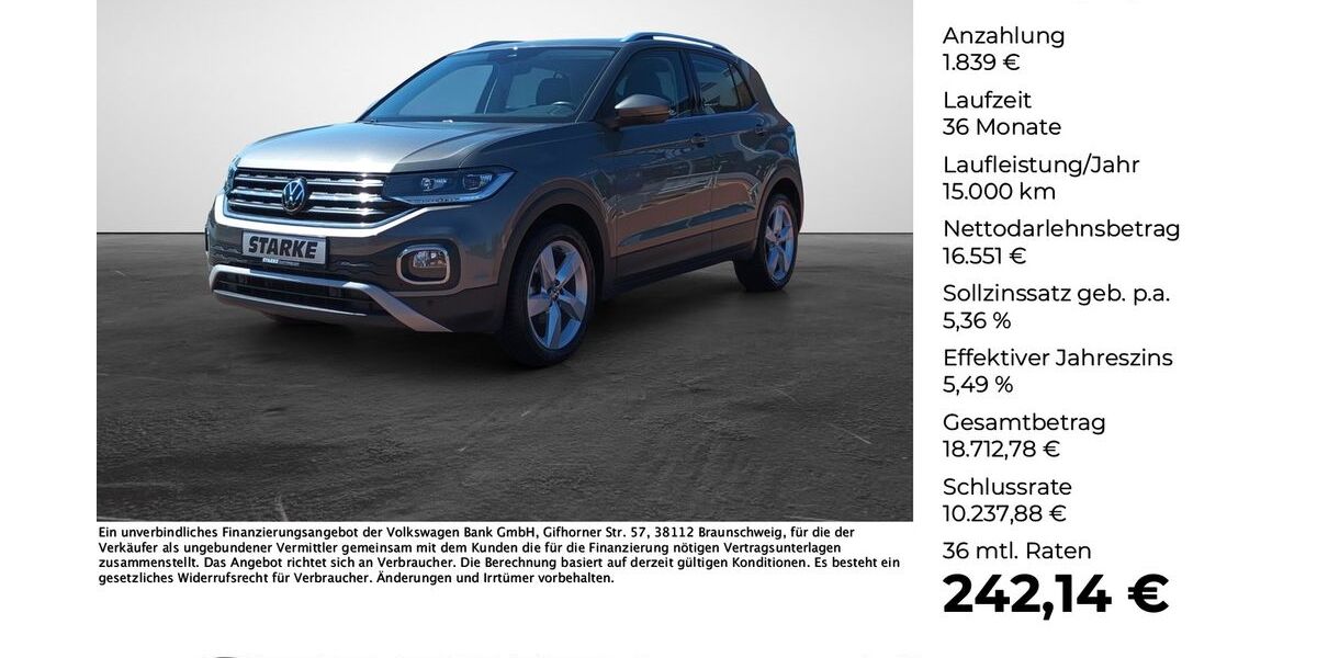 VW T-Cross 48.245 km 18.390 &euro; Versmold 33775