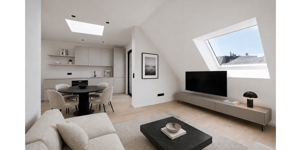 Etagenwohnung Hamburg Winterhude - 2 Zimmer, 54 m&sup2;, 594.000&euro; | Angebot:26864211