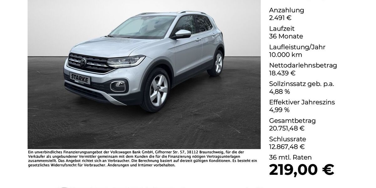VW T-Cross 40.259 km 20.930 &euro; Osnabrück 49078