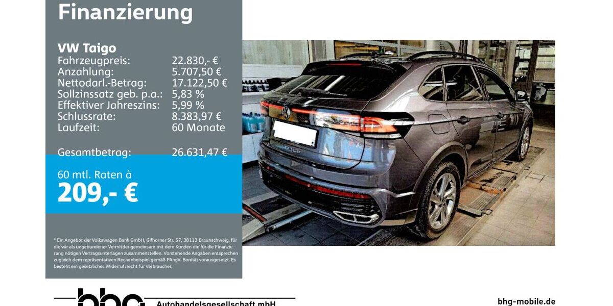 VW Taigo 37.652 km 22.830 &euro; Tübingen 72072