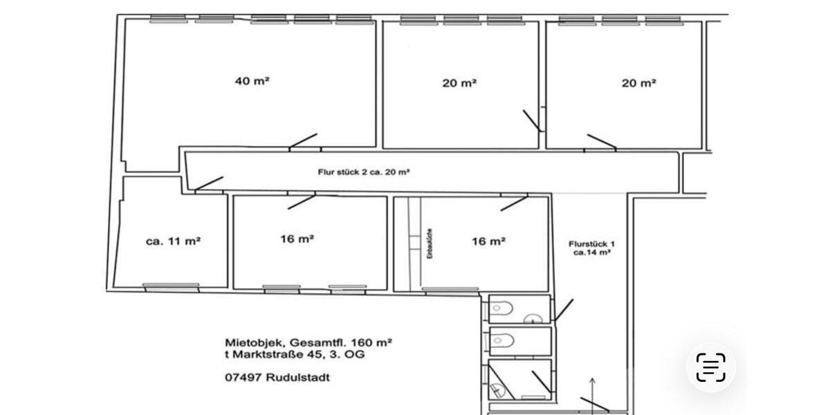 Großzügige Büroräume mitten in Rudolstadt zimmer