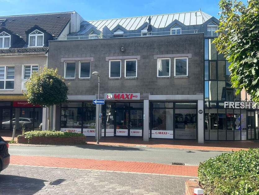 Attraktive Gewerbefläche mit Tiefgaragenstellplätzen in hochfrequentierter Lage von Lüdenscheid... auch zum Kauf...