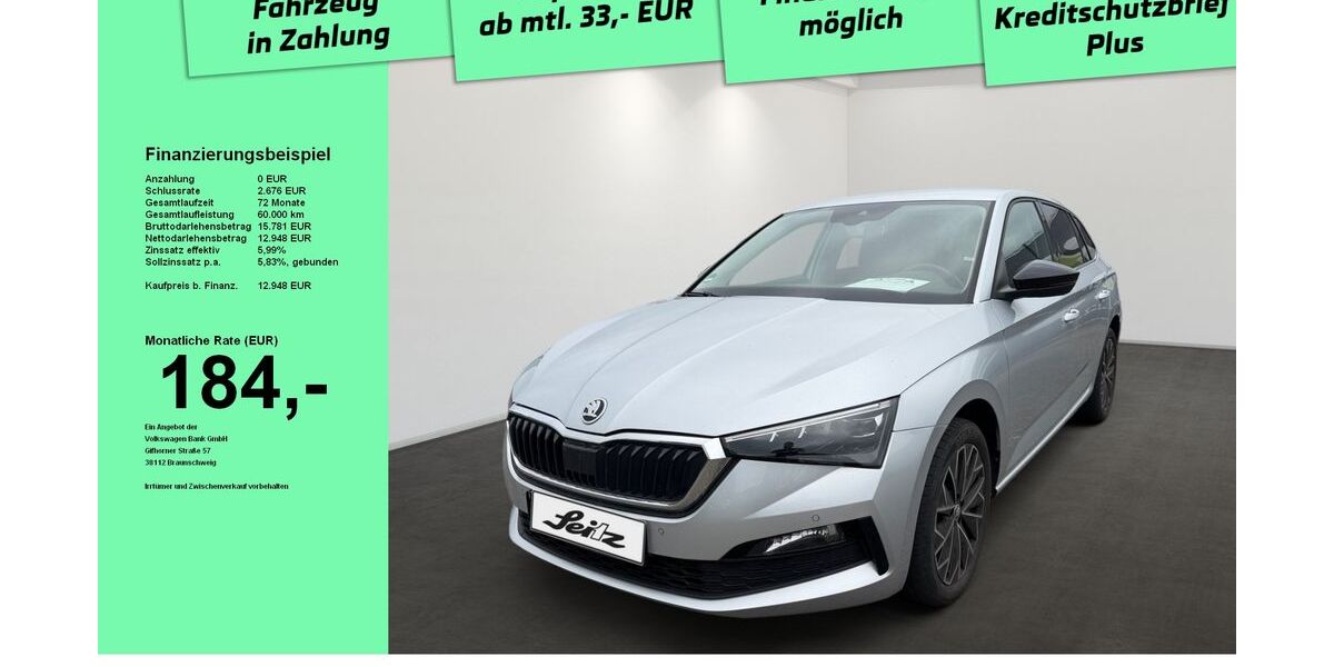 Skoda Scala 84.495 km 12.780 &euro; Weingarten 88250