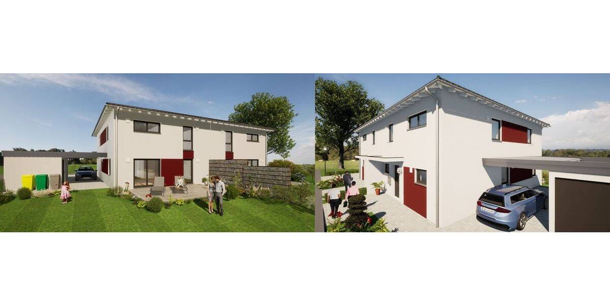 Doppelhaushälfte Rödental Waldsachsen - 4 Zimmer, 142 m&sup2;, 563.700&euro; | Angebot:26658393