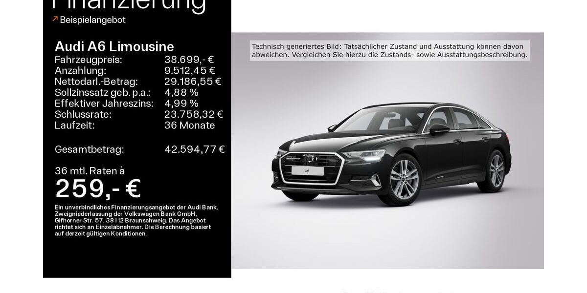 Audi A6 71.000 km 38.699 &euro; Linsengericht 63589