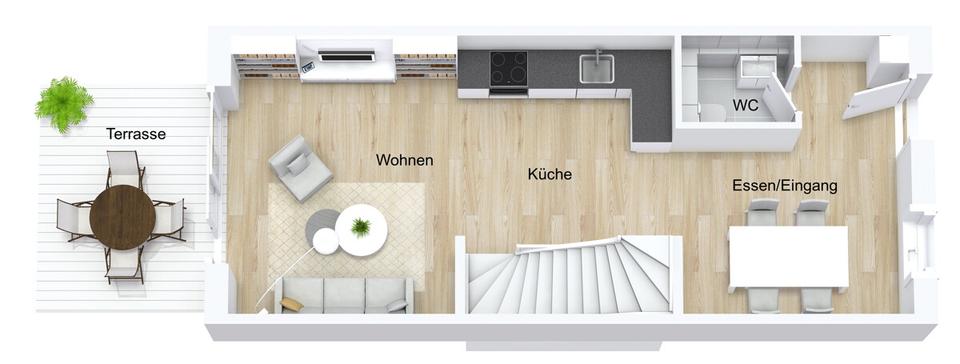 Reihenhaus Weingarten (Baden) - 5 Zimmer, 112 m&sup2;, 1.780&euro; | Angebot:25882733