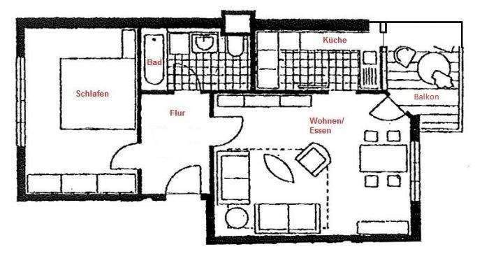 Terrassenwohnung Dresden Niedersedlitz - 4 Zimmer, 110 m&sup2;, 295.000&euro; | Angebot:26243685