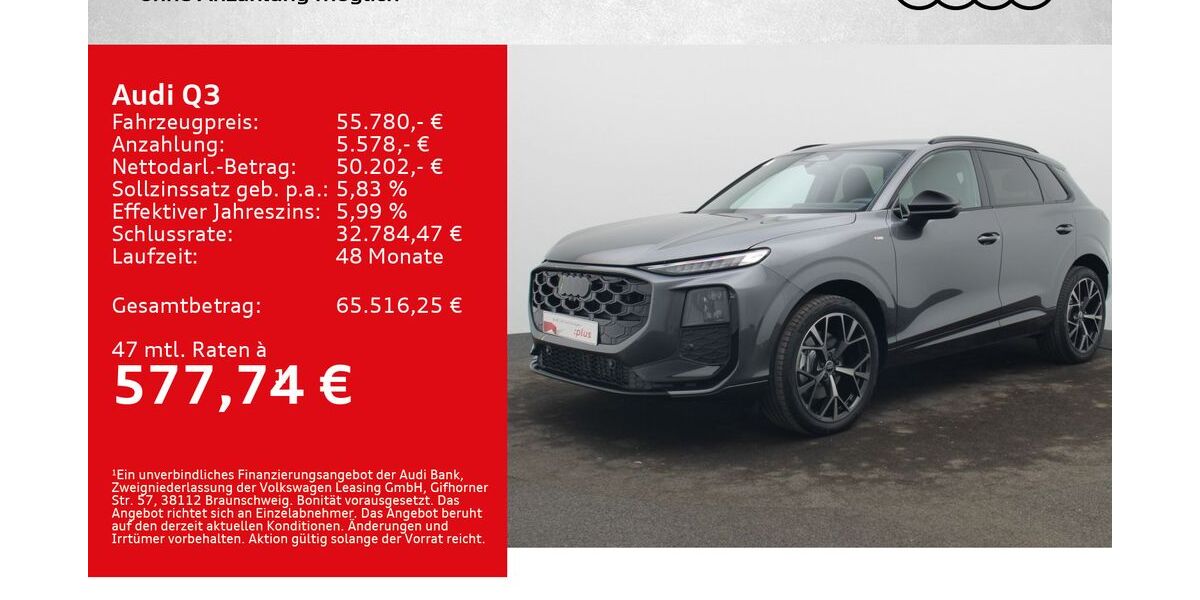 Audi Q3 5.000 km 53.980 &euro; Würzburg 97076