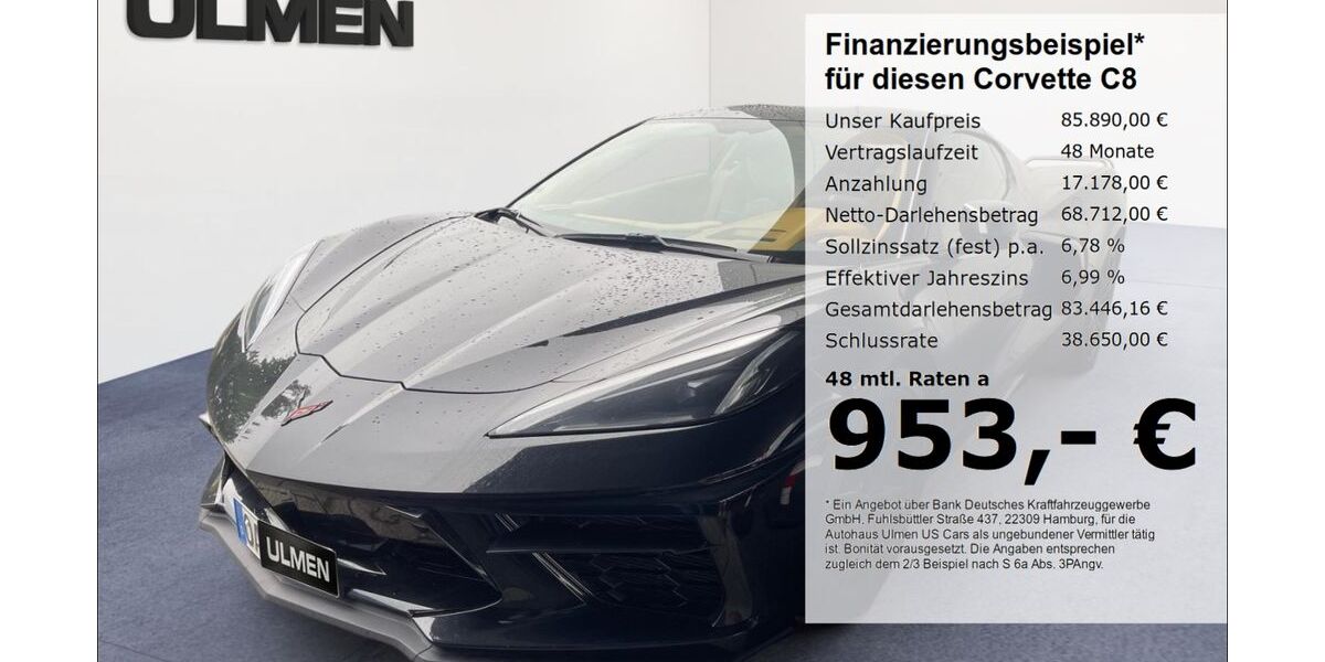 Corvette C8 31.982 km 85.890 € Düsseldorf 40231
