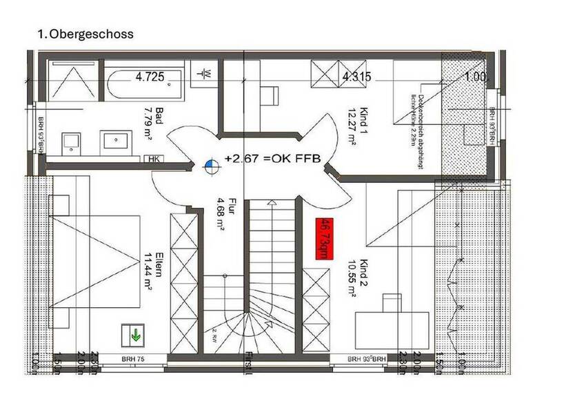 Moderne Doppelhaushälfte 141 qm - 6 Zimmer - mit kl. Garten - Neubau - provisionsfrei