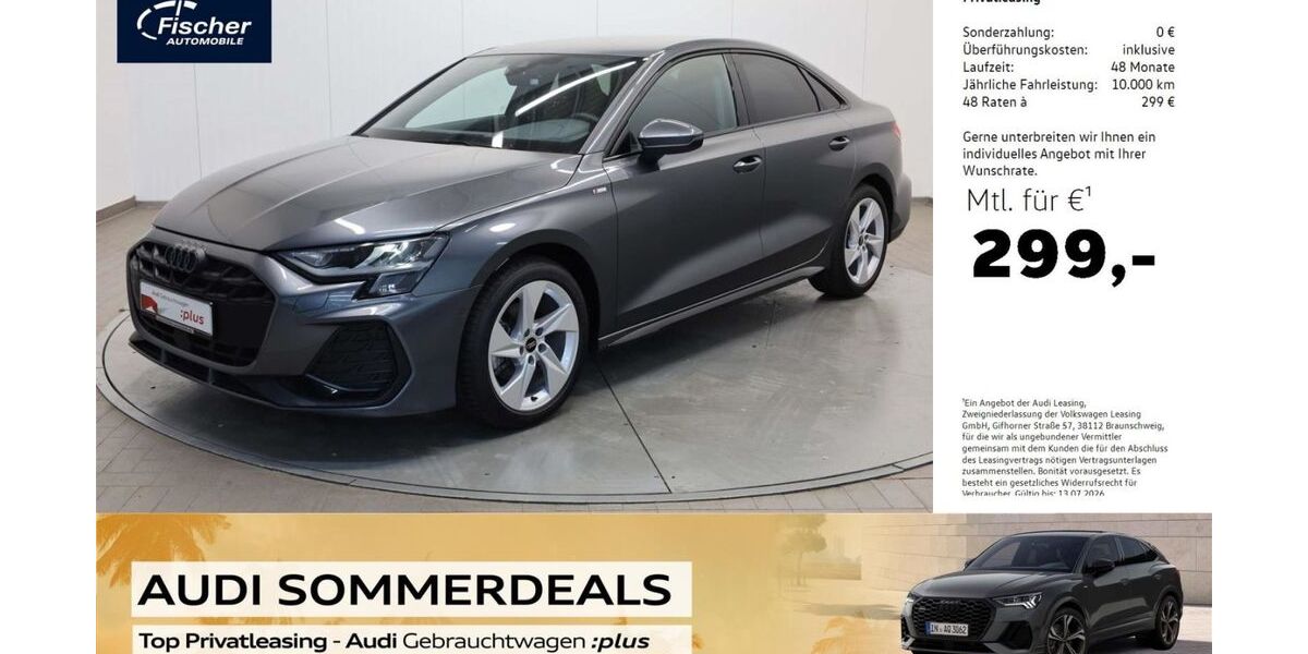 Audi A3 28.540 km 32.940 &euro; Ursensollen 92289