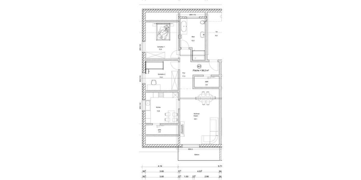 Dachgeschoßwohnung Grebenstein - 3 Zimmer, 98 m&sup2;, 299.000&euro; | Angebot:25918707