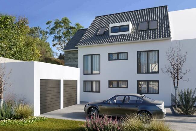 NEUBAU *GREEN LIVING* 3-Zimmer-Dachgeschoßwohnung in sonniger und ruhiger Lage in Merching.