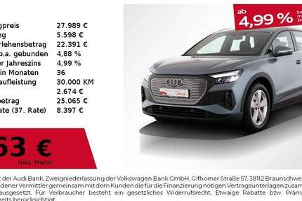 Audi Q4 e-tron 26.024 km 27.989 &euro; Nürnberg 90441