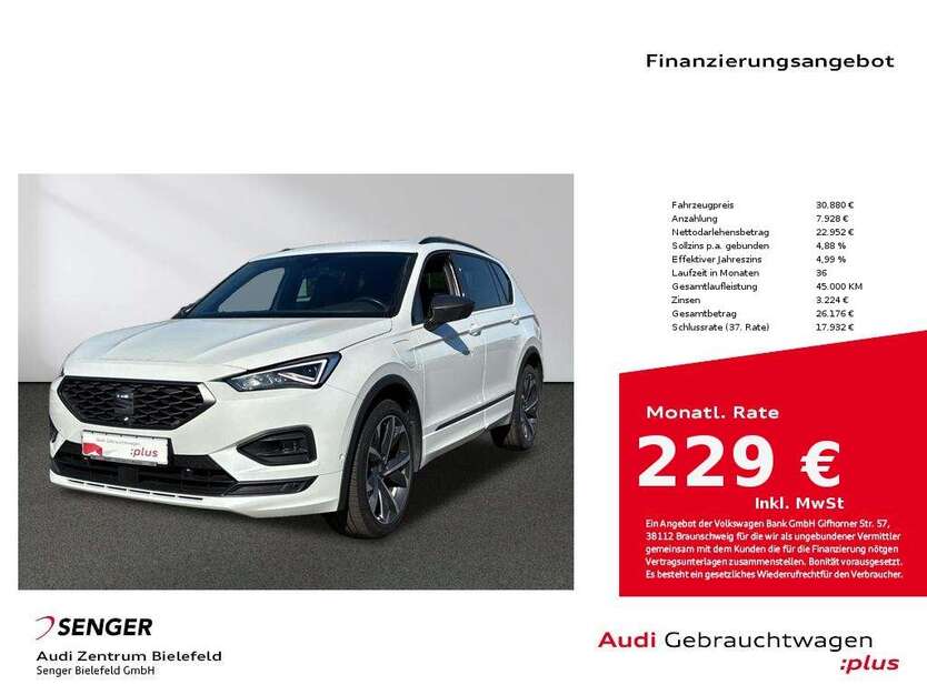 Seat Tarraco 43.215 km 30.880 € Bielefeld 33609