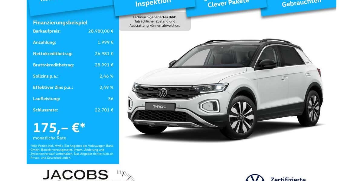 VW T-Roc 25.977 km 28.980 &euro; Heinsberg 52525