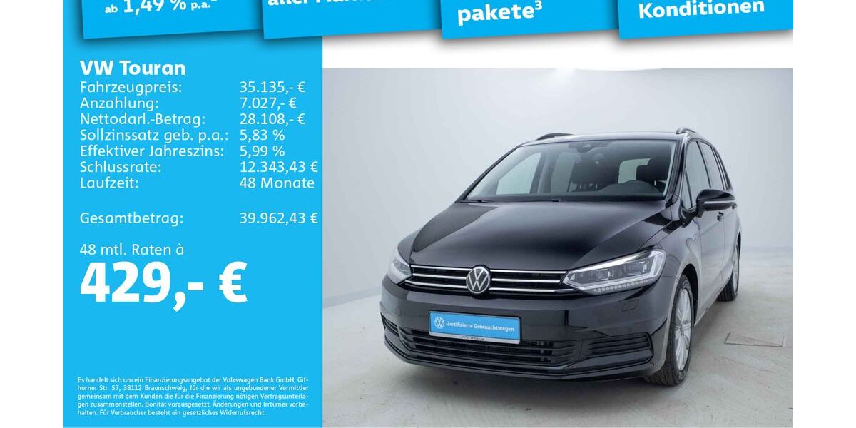 VW Touran 25.466 km 34.789 &euro; Berlin 13088