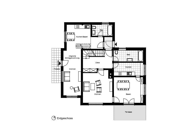 Einfamilienhaus Immenstadt im Allgäu - 6 Zimmer, 220 m&sup2;, 1.200.000&euro; | Angebot:26942026
