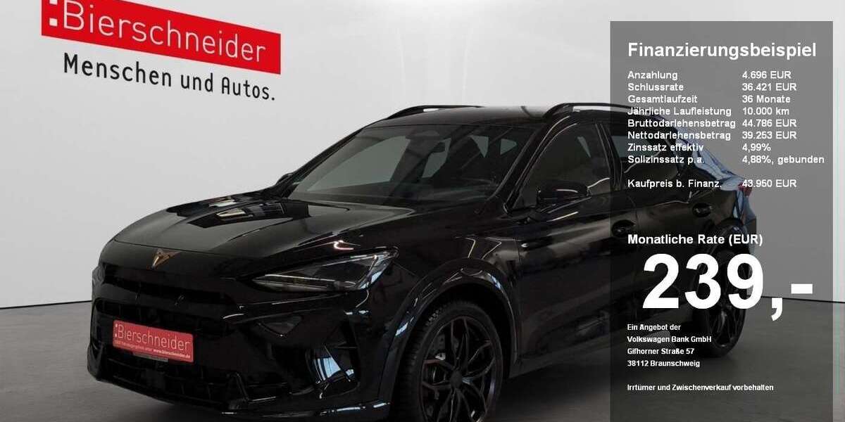 Cupra Formentor 7.500 km 43.950 &euro; Regensburg 93055