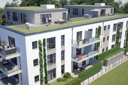Neubau Erstbezug! 3-Zimmer-Wohnung mit Balkon