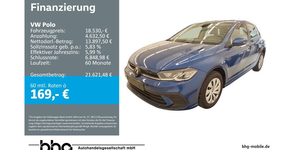 VW Polo 10.845 km 18.530 &euro; Mössingen 72116