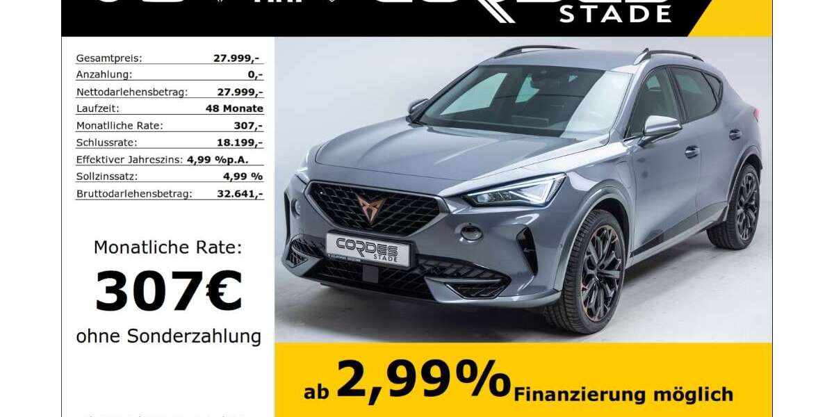 Cupra Formentor 39.900 km 27.999 &euro; Stade 21680