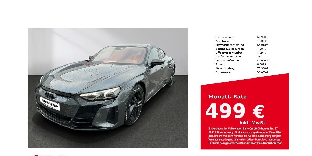 Audi e-tron GT 26.700 km 69.950 &euro; Lübeck 23556