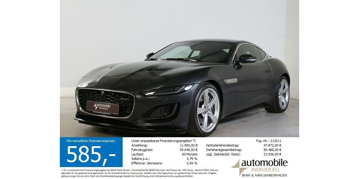 Jaguar F-Type 7.200 km 58.740 &euro; Paderborn 33100