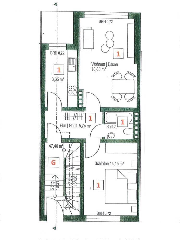 Freundliche Wohnung mit praktischer Aufteilung am Nordpark - KEINE MAKLERPROVISION